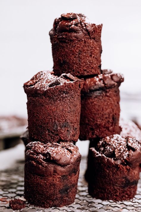 Chocolate Espresso Muffins (gluten-free, dairy-free) - Christiann Koepke Espresso Muffins, Buckwheat Pancakes, Sweet Bites, Delicious Sweets, Baking Desserts, Chocolate Espresso, Gluten Free Muffins, Chocolate Muffins, Ground Coffee