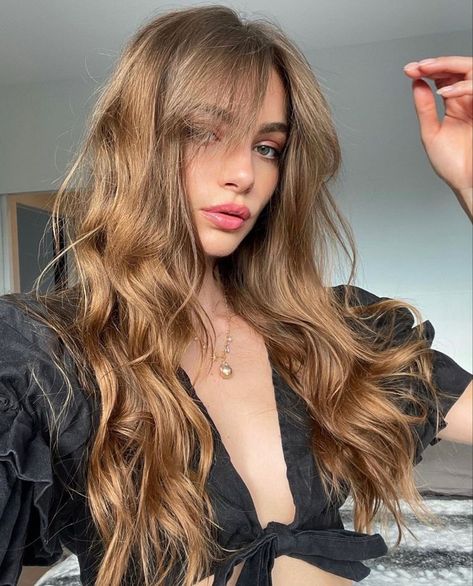 Haircuts With Bangs, Wavy Hair, Long Hair, Bangs, Hair, On Instagram, Black, Instagram