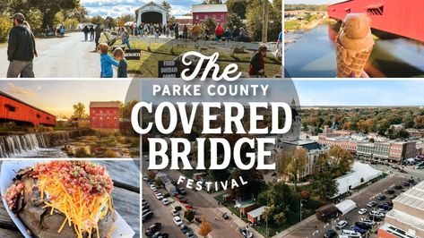 Brown County Indiana Things To Do, Covered Bridge Festival Indiana, Indiana Covered Bridge Festival, Parke County Covered Bridge Festival, Covered Bridges In Pennsylvania, Iowa Covered Bridges, Park County Indiana Covered Bridges, United States Map, Lake Park