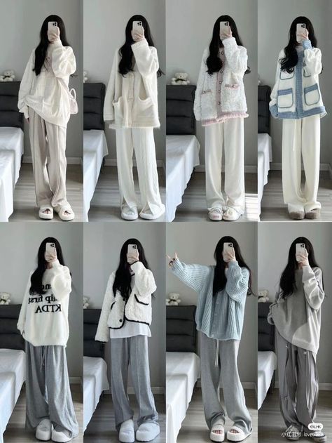 Comfy Korean Outfits, Winter Outfits Korean, Outfit Ideas For School, Outfit Ideas Winter, Outfit Korean Style, Simple Style Outfits, Winter Outfit Ideas, Korean Casual Outfits, Everyday Fashion Outfits