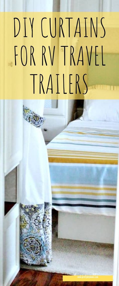 Camper Curtains Diy Travel Trailers, Travel Trailer Curtain Ideas, Rv Privacy Curtain Ideas, Rv Curtains Window Treatments, Travel Trailer Curtains, Rv Curtains Diy, Camper Curtain Ideas, Redoing Rv, Camper Curtains Diy