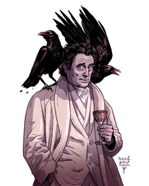 DAVID M. BUISAN artwork American Gods Fanart, Neil Gaiman American Gods, Modern Myth, Norse Myth, American Gods, Viking Age, Neil Gaiman, God Art, Best Series