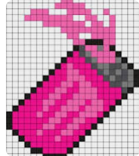 Monster Can Pixel Art, Monster Energy Perler Beads, Monster Perler Bead Patterns, Scream Knife Perler Beads Pattern, Perler Bead Patterns Monster High, Trippy Fuse Beads, Pink Monster, Fuse Bead Patterns, Kandi Ideas