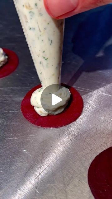 Fou De Cuisine on Instagram: "Adorables raviolis de betterave, garnis d’une onctueuse farce au gorgonzola et aux noix croquantes par @chef__erion

🇬🇧
Adorable beet ravioli topped with a creamy gorgonzola and crunchy walnut filling by @chef__erion

.
.
#foods #today #recipes #artisanfoods #cheflife #cook #recipe #recettedechef #foodporn #love #foodie #artisan #foudecuisine" Pear Gorgonzola Ravioli, Burrata Lemon Zest Herb Ravioli, Rana Spinach And Ricotta Ravioli Recipes, Beet Ravioli, Chef Boyardee Ravioli, Today Recipes, St. Louis Toasted Ravioli, Chef Life, Ravioli