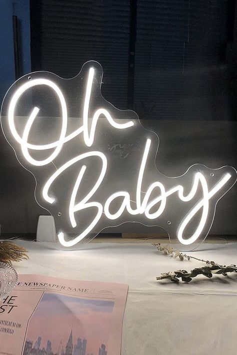 Oh Baby Neon Sign, Newspaper Names, Neon Flex, Baby E, Oh Baby, Led Neon Signs, Byron Bay, Led Neon, Balloon Garland