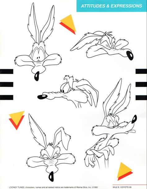 Wile Coyote, Coyote Drawing, Wile E Coyote, Cartoon Drawing Tutorial, Merrie Melodies, Classic Cartoon Characters, Model Sheet, Cartoon Tattoos, Classic Cartoons