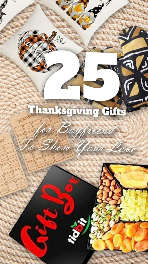 The thanksgiving gifts for boyfriend could be anything like food, clothes, furniture, and many items to utilize. The most important thing is you give it because you love him so much. The purpose of the gift is not just to symbolize your love. It is also to maintain the quality of your relationship. #giftsforboyfriend #giftsforboyfriendvalentinesday #giftsforboyfriendbirthday #giftsforboyfriendvalentines #giftsforboyfriendonvalentinesday #giftsforboyfriendanniversary Thanksgiving Gift Ideas For Boyfriend, Thanksgiving Gifts For Him, Thankful Basket For Boyfriend, Thanksgiving Gift For Boyfriend, Thanksgiving Gifts For Boyfriend, New Boyfriend Gifts, Thanksgiving Baskets, Engraved Wallet Insert, Thanksgiving Football