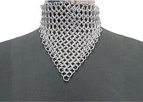 Amazon.com: aluminum chainmail jewelry Anodized aluminum chainmail jewelry Butted chainmail jewelry Neck band jewelry Women's jewelry Aluminum maille neckband necklace : Handmade Products Chainmail Jewelry, Neck Jewellery, Band Jewelry, Chain Mail, Anodized Aluminum, Handmade Products, Necklace Handmade, Women's Jewelry, Women Jewelry