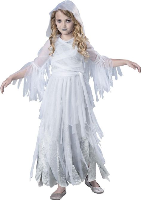 Ghost Girl Costume, Roman Costume, Ghost Halloween Costume, Haunting Beauty, Baby Kostüm, Ghost Girl, Greek Goddess Costume, Ghost Costume, Goddess Costume