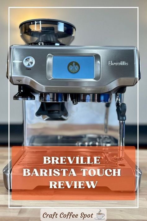 Breville Barista Touch machine Barista Setup, Breville Barista Touch, Coffee Drinks At Home, Home Barista, Espresso At Home, Drinks At Home, Touch Screen Interface, Automatic Espresso Machine, Best Espresso