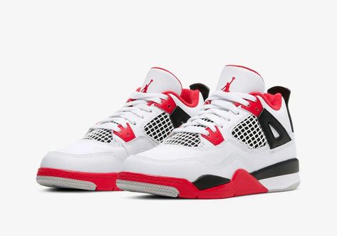 Fire Red 4s, Air Jordan 4 Fire Red, Jordan 4 Retro Fire Red, Jordan 4 Fire Red, Jordan 4 Red, Air Jordan Retro 4, Nike Air Jordan 4, Jordan Retro 4, Retro Basketball Shoes