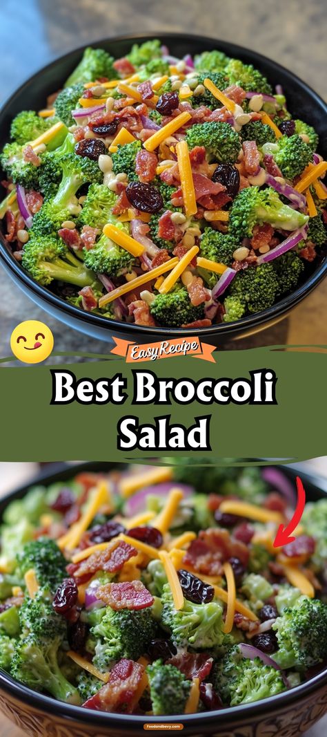 Broccoli Salad Broccoli Salad For Diabetics, Broccoli Salad With Bacon And Raisins, Recipe Broccoli Salad, Broccoli Salad With Golden Raisins, Keto Broccoli Salad With Bacon, Best Salad With Steak, Broccoli Salad Recipe With Bacon, Broccoli Raisin Bacon Salad, Broccoli Blueberry Salad