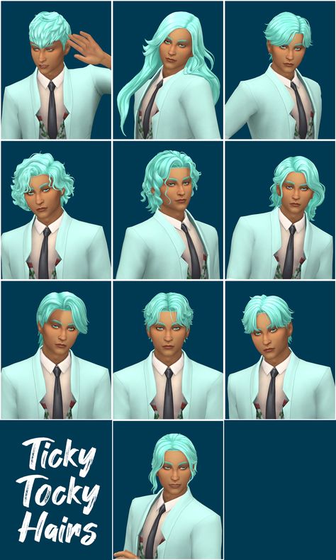 Fluffy Short Hair, Sims 4 Cc Male, Hair Sims 4 Cc, Sims 4 Men Clothing, Sims 4 Hair Male, Sims 4 Anime, Pelo Sims, Free Sims 4, Play Sims