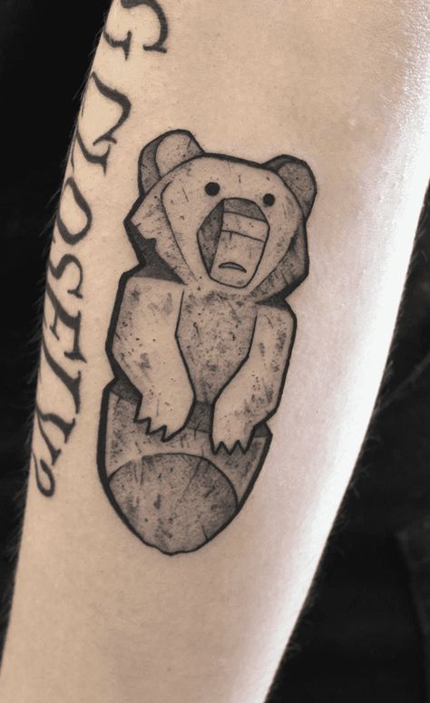 Brother Bear Tattoo Design Images (Brother Bear Ink Design Ideas) Tattoo Ideas Brother, Brother Bear Tattoo, Bear Tattoo Ideas, Bear Tattoo Designs, Totem Tattoo, Brother Tattoos, Bear Tattoos, Nordic Tattoo, Brother Bear