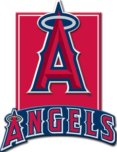 Sports Teams Logos, La Angels Baseball, Anaheim Angels Baseball, Angel Logo, Scrapbooking Sports, Baseball Ticket, Mlb Team Logos, Anaheim Angels, 30 Birthday