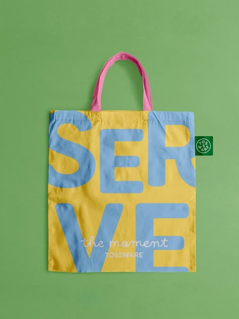 yellow Reusable Bag Design, Brand Swag, Reusable Bags Design, Bag Branding, Bags Branding, Branded Tote Bags, Colorful Tote Bags, A Bottle Of Wine, Recycle Bag