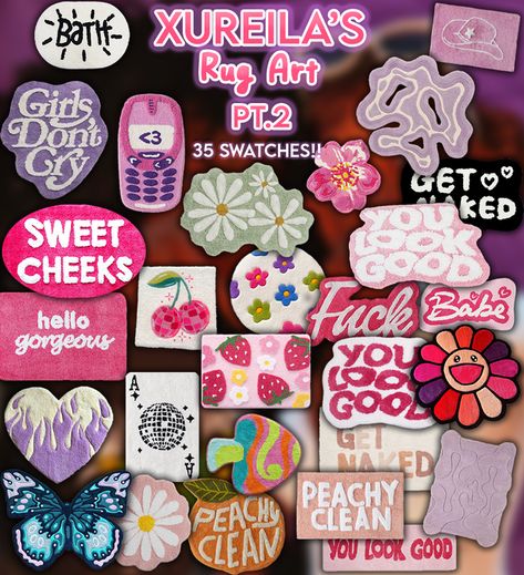 Rug Art Pt.2 (Next Post) | Patreon Ts4 Accessories Cc Patreon, Sims4 Hello Kitty, Sims 4 Grunge Decor Cc, Sims 4 Carpet Cc Patreon, Sims 4 House Accessories, Sims 4 Bedroom Furniture, Sims4 Cc Rugs, Ts4 Cc Rugs, The Sims 4 Cc Rugs