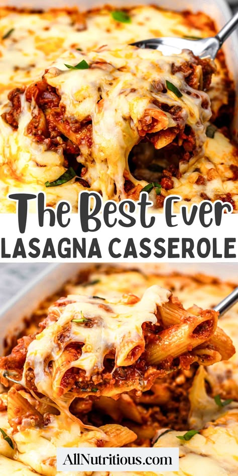 This easy casserole is your new go-to. With layers of protein and wholesome ingredients, it’s perfect for healthy casserole dinners everyone will love. Plus, it’s a great option for high protein meal prep, helping you stay on track with your fitness goals. Gluten Free Lasagna Casserole, Recipes With Protein Pasta, Mock Lasagna Casseroles, Lasagna Casserole Easy, High Protein Low Calorie Casserole, High Protein Pasta Bake, High Protein Italian Recipes, Protein Dinners Easy, Gluten Free Dinner Casserole