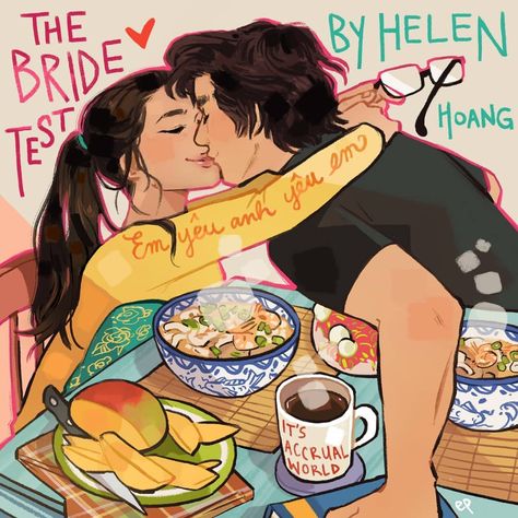 The Bride Test, Helen Hoang, Ali Hazelwood, Bookish Stuff, Aesthetic Books, Romantic Books, Comic Style, Amazing Drawings, Top Books