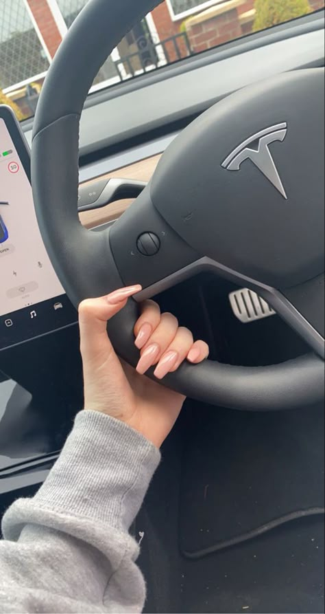 #acrylicnails #nails #acrylicnaildesigns #acrylicnailscoffin #nailtrends #trends #trending #2023trends #tesla #luxury #luxurygoals #goals #aesthetic #dreamlife #dreamcar Tesla White Aesthetic, Tesla Aesthetic Girl, Ski Resort Aesthetic, Tesla Car Models, Tesla Aesthetic, Europe Pics, Goals Aesthetic, Girly Tingz, Girls Driving