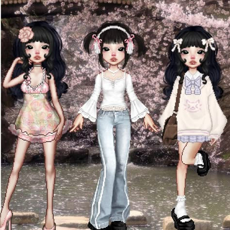 Everskies Hair, Dr Closet, Estilo Swag, Dti Outfits, Phone Stickers, Cartoon Outfits, Beautiful Dark Art, Virtual Fashion, Girl Fits