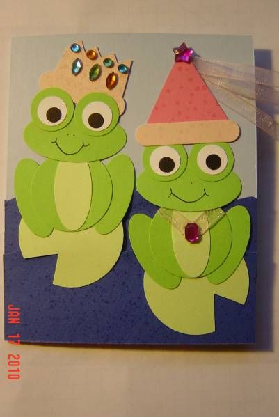 Frog Prince & Princess by LED - Cards and Paper Crafts at Splitcoaststampers Frog Prince Craft Preschool, Pirates Crafts, Fairytale Crafts, Fairy Tale Projects, Princess And Frog, Kindergarten Art Activities, Castle Crafts, Fairy Tale Crafts, Princess Crafts