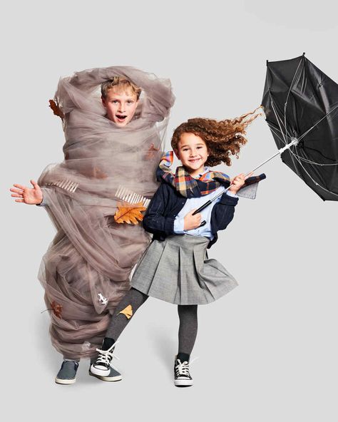 Wind Costume, Drink Costume, Tornado Costume, Storm Costume, Halloween Costume Couple, Sew Halloween Costume, Oklahoma Tornado, Cute Group Halloween Costumes, Storm Chaser