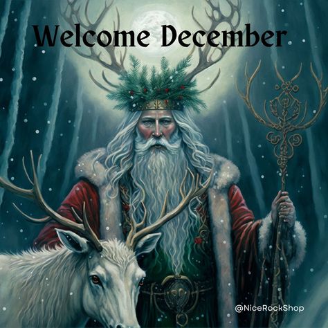 In December's soft and shimmering light, Candle's dance, wishes take flight. Paper and flame, intentions alight, Enchantment whispers throughout the night. Welcome December, Blessed Be! #DecemberMagic #WelcomeDecember #Winter #Yuletime #Yule #NiceRockShop Yule Pagan, Viking Facts, Witches Wheel, Candle Dance, Pagan Inspiration, Welcome December, Xmas Pictures, Santa Art, Dark Christmas