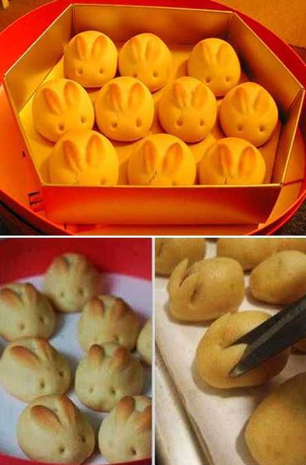 Edible Decorations for Easter Meal with Kids, 25 Creative Presentation and Food Design Ideas Bunny Rolls, Design Cibo, Bunny Bread, Edible Food, God Mat, Easter Dinner, Easter Brunch, Easter Treats, Dinner Rolls