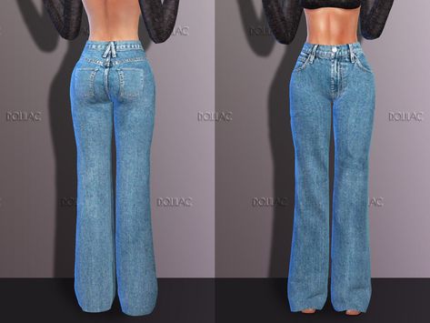 D.O.Lilac's Straight Jean [SET] DO199 Sims 4 Cc Straight Leg Jeans, Sims 4 Cc Straight Jeans, Sims 4 Jeans Female, Sims Cc Trousers, Sims 4 Cc Trousers Female, Sims Cc Clothes Pants, Sims 4 Alpha Cc Pants, Sims 4 Cc Flare Pants, Sims 4 Cc Clothes Female Jeans