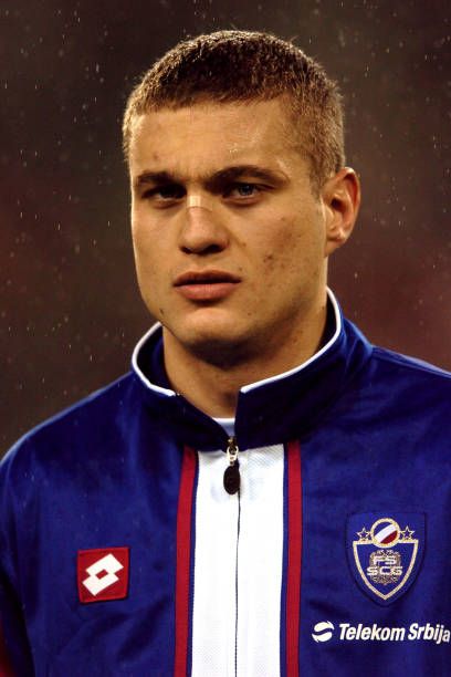 Serbia Montenegro Football Pictures and Photos | Nemanja Vidic, Nemanja Vidić, Red Star Belgrade, Famous People Celebrities, Serbia And Montenegro, Football Pictures, Old Pics, Red Star, Old Pictures