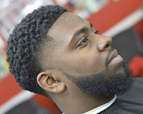 Man Haircut Fade, Black Male Hairstyles, Black Man Haircut, Black Man Haircut Fade, Buzz Cut Styles, Beard Guide, Men Hair Cuts, Black Men Beard Styles, Black Boys Haircuts