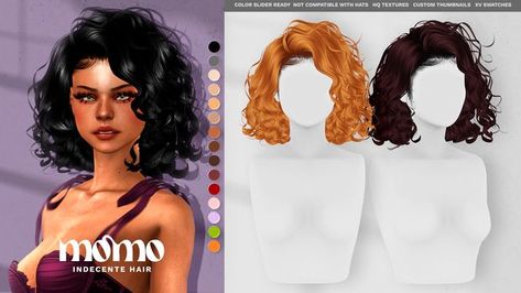 Sims 4 Curly Hair, Sims 4 Piercings, The Sims 4 Pc, Pelo Sims, Sims 4 Body Mods, Sims 4 Cc Skin, Tumblr Sims 4, Sims 4 Cc Folder, Sims 4 Toddler