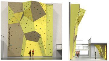 Climbing Wall Design, Architecture Tools, Rock Climbing Gym, Climbing Tower, Section Drawing, Restroom Design, Climbing Holds, Rock Climbing Wall, Architecture Concept Drawings