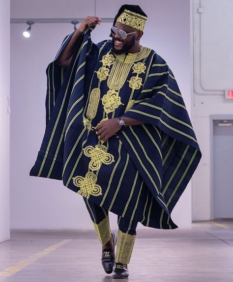 Agbada Styles Men, Agbada Design, African Men Clothing, African Traditional Wear, Traditional Wedding Attire, Aso Oke, African Men Fashion, Wedding Suit, African Clothing Styles