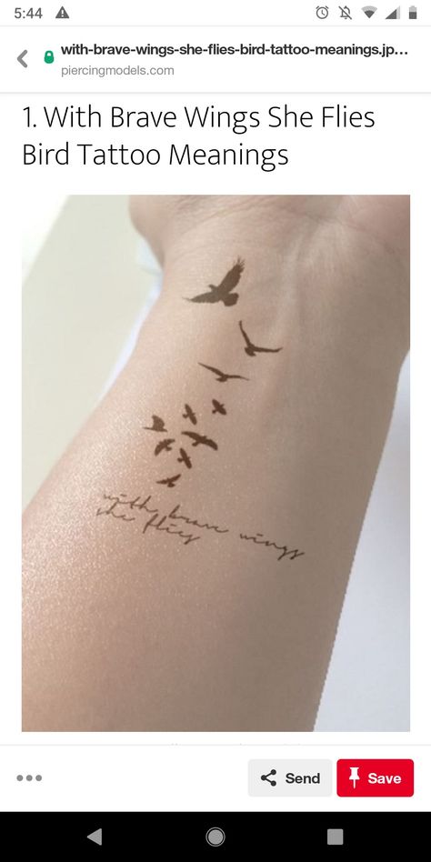 Heaven Birds Tattoo, Trending Tattoos For Women, Lovebird Tattoo, Tattoos For Women Unique, Dad Memorial Tattoo, Forearm Tattoo Designs, Bird Tattoo Meaning, 10 Tattoo, Tribute Tattoos