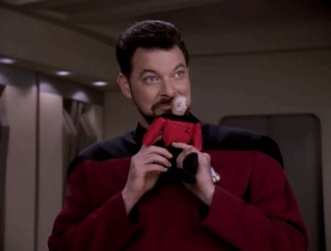 when someone says youre too old to play with toys.gif Uss Enterprise D, Star Trek Data, Jonathan Frakes, Uss Enterprise Ncc 1701, Captain Picard, Jean Luc Picard, Enterprise Ncc 1701, Star Trek Images, Starship Enterprise