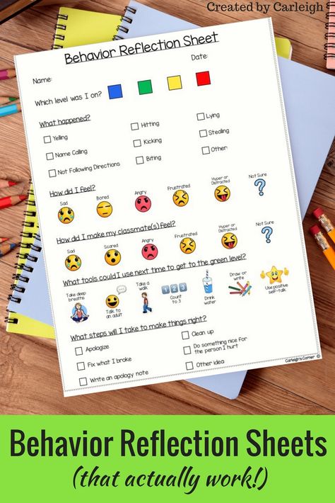 Help students reflect on behavior and understand the consequences of their actions with these easy-to-use behavior sheets Behavior Sheet, Behavior Reflection Sheet, Natural Consequences, Reflection Sheet, Restorative Practices, Behavior Goals, Behavior Reflection, Emotion Regulation, Counseling Tools