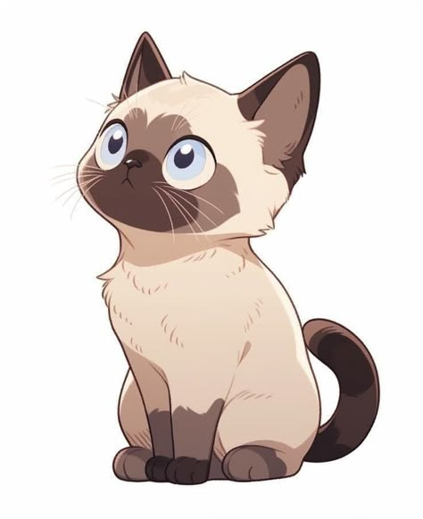 Siamese Cat Drawing, Cats Stuff, Cute Wallpaper Backgrounds, Siamese Cats, Cat Drawing, Wallpaper Backgrounds, Cute Wallpapers, Mouse Pad, Doodles