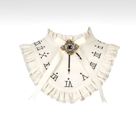 Embroidery Clock, Clock Dress, Collar Variations, Bell Collar, False Collar, Op Dress, Embroidered Collars, Detachable Collar, Manado