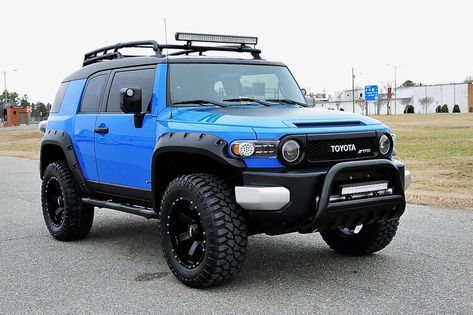 VooDoo Blue Supercharged FJ Cruiser — Davis AutoSports Lifted Fj Cruiser, Custom Fj Cruiser, Two Door Jeep Wrangler, Voodoo Blue, Toyota Cruiser, Toyota Fj Cruiser, Fj Cruiser, See Videos, Old Cars