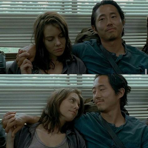 Maggie and Glenn  - The Walking Dead Season 6 Glenn And Maggie Matching Icons, Maggie Y Glenn, Glen Walking Dead, Wallpaper Twd, Maggie And Glenn, Glenn And Maggie, Glenn Maggie, Twd Glenn, Glen And Maggie