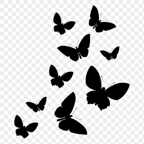 Butterfly Png Black, Butterflies Png, Tattoo Png, Png Butterfly, Silhouette Butterfly, About Butterfly, Butterfly Silhouette, Butterfly Png, Holography