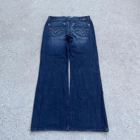 Vintage Y2K Levis Silvertab Bootcut Wide Leg Baggy... - Depop Wide Leg Baggy Jeans, Levis Silvertab, Blue Streetwear, Washed Jeans, Baggy Jeans, Skirt Leather, Sweater Skirt, Sweatshirt Shirt, Jean Shirts