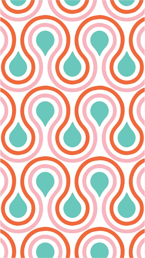 Retro Pattern Design for I Love Funky | Brand Design by Nicole Speake Pattern Design Inspiration, Textile Pattern Design, Textile Pattern, Retro Pattern, Design Services, Circles, Pattern Design, Design Inspiration, Shades