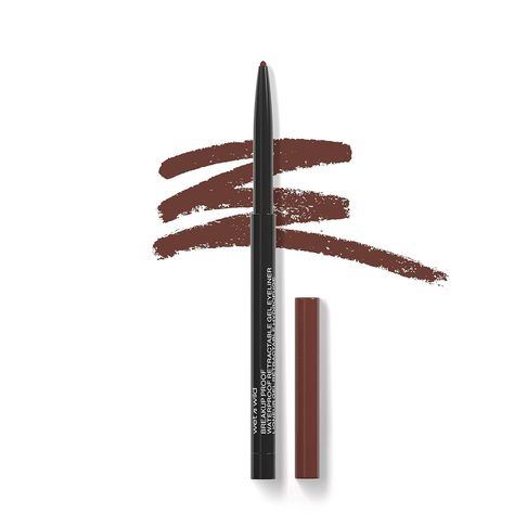 Amazon.com : wet n wild Breakup Proof Gel Eyeliner - Retractable, Waterproof, Smudge-Resistant - Cruelty-Free & Vegan - Brick Brown : Beauty & Personal Care Wet N Wild Makeup, Wild Beauty, Gel Liner, Waterproof Eyeliner, Dramatic Look, Gel Eyeliner, Wet N Wild, Best Face Products, Liquid Eyeliner