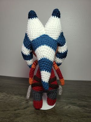 Ahsoka Crochet, Geek Crochet, Star Wars Crochet, Star Wars Crafts, Pattern Doll, Crochet Geek, Loom Knitting Patterns, Crochet Stars, Bobble Stitch