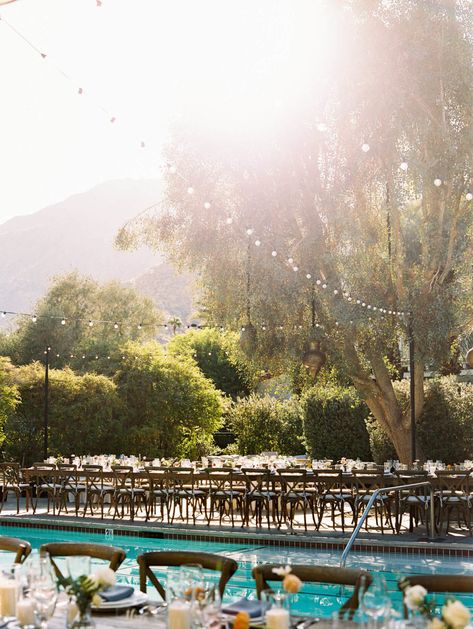 Palm Springs Wedding Venues, Palm Springs Party, San Jacinto Mountains, Married In Vegas, Courtyard Wedding, Lakes In California, Hotel Wedding Venues, Wedding Brochure, Palm Spring