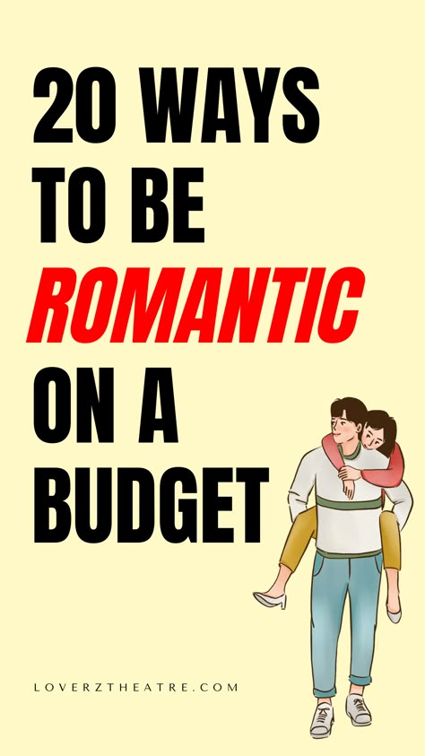 Finding creative ways to be more romantic in a relationship is a good way to show utmost love and care for your partner without spending much. If you are looking for the best dating tips on ways to be romantic on a budget, check out these 20 ways to be romantic on the cheap. Best romantic dates on a tiny budget How To Add Romance To A Relationship, How To Be Romantic For Her, Low Budget Date Ideas, Ways To Be Romantic, Texting First, Teenage Dating, Night Date Ideas, How To Be Romantic, Advice For Teens