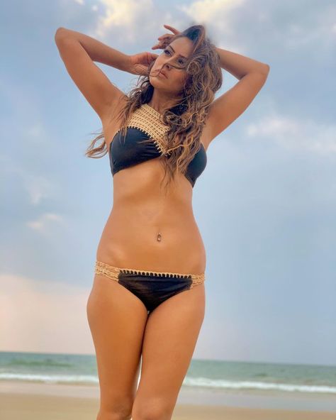 Nia Sharma, Tv Actors, Bollywood Girls, Toned Body, Monokini, Bold Fashion, Bollywood Actress, Crochet Bikini, A Woman